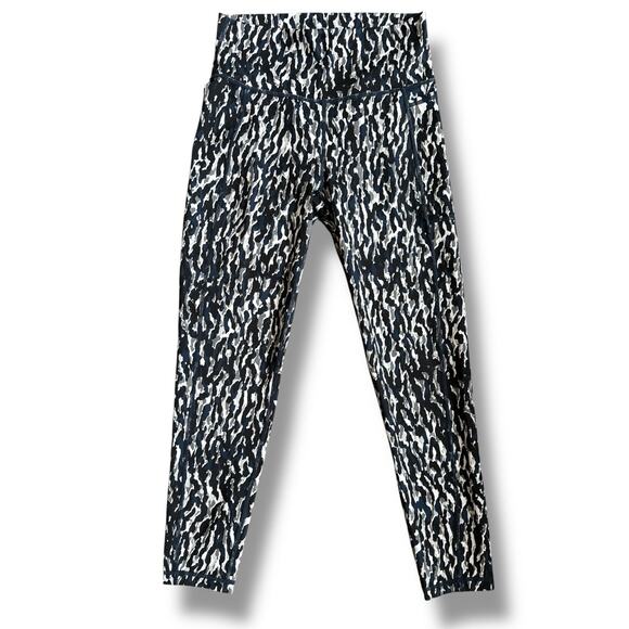 Sweaty Betty The Super Sculpt Workout Leggings Navy Blue Side Pocket Small - Picture 1 of 9